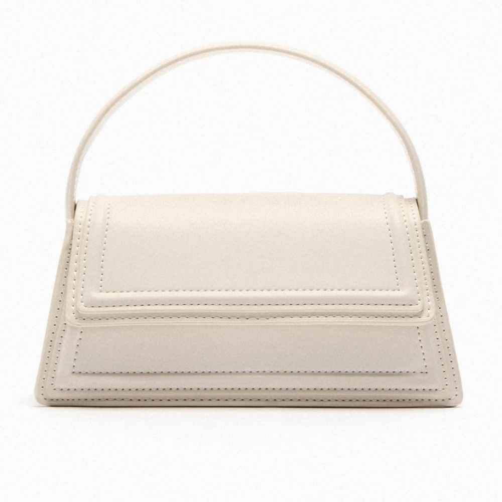 COPY - Zara Mini city bag - Cream/Ivory